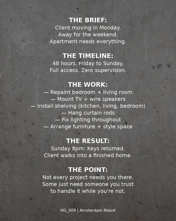 48-hour apartment transformation